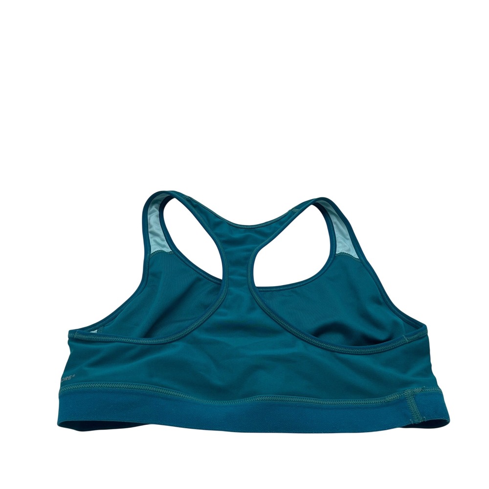 Champion Power Core Teal Blue Racerback Sports Bra Medium Support Womens Size M